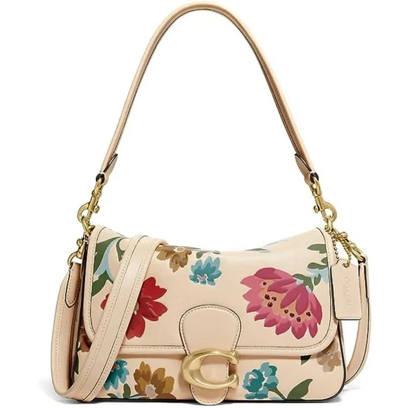 COACH Soft Calf Leather Tabby Shoulder Bag - Picture 1 of 9